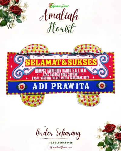 Karangan Bunga Ucapan Selamat di Sidaharja