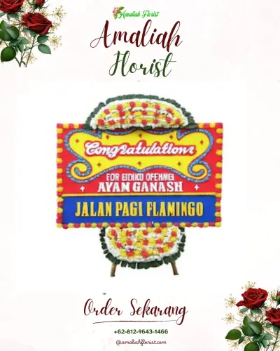 Bunga Papan Congratulation di Sidaharja